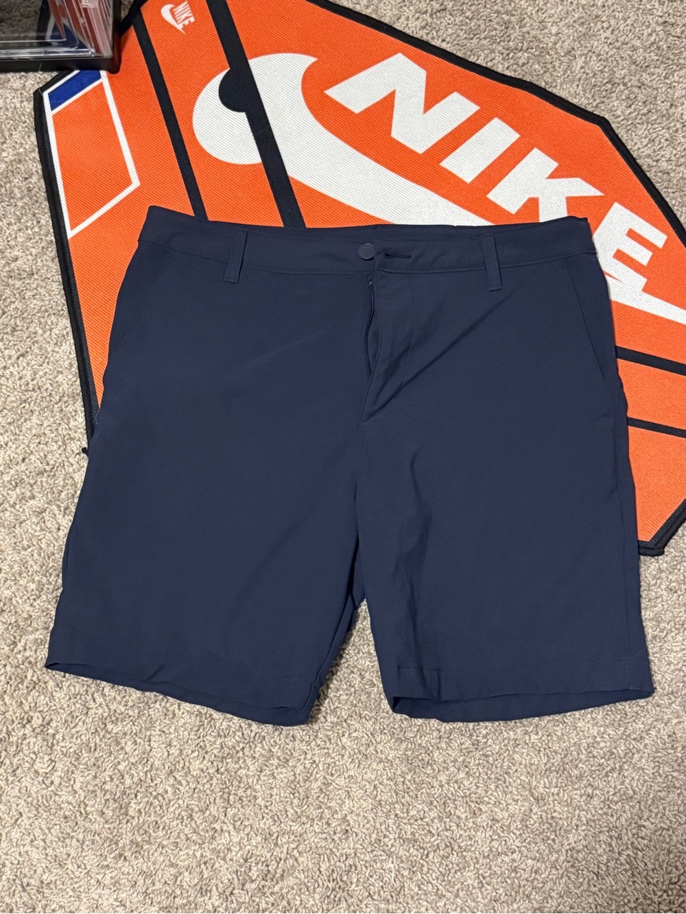 all in motion Navy Flat-Front Men's Shorts